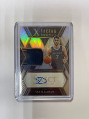 Santi Aldama - 2022-23 Panini Select Purple X-Factor Memorabilia Signatures /199