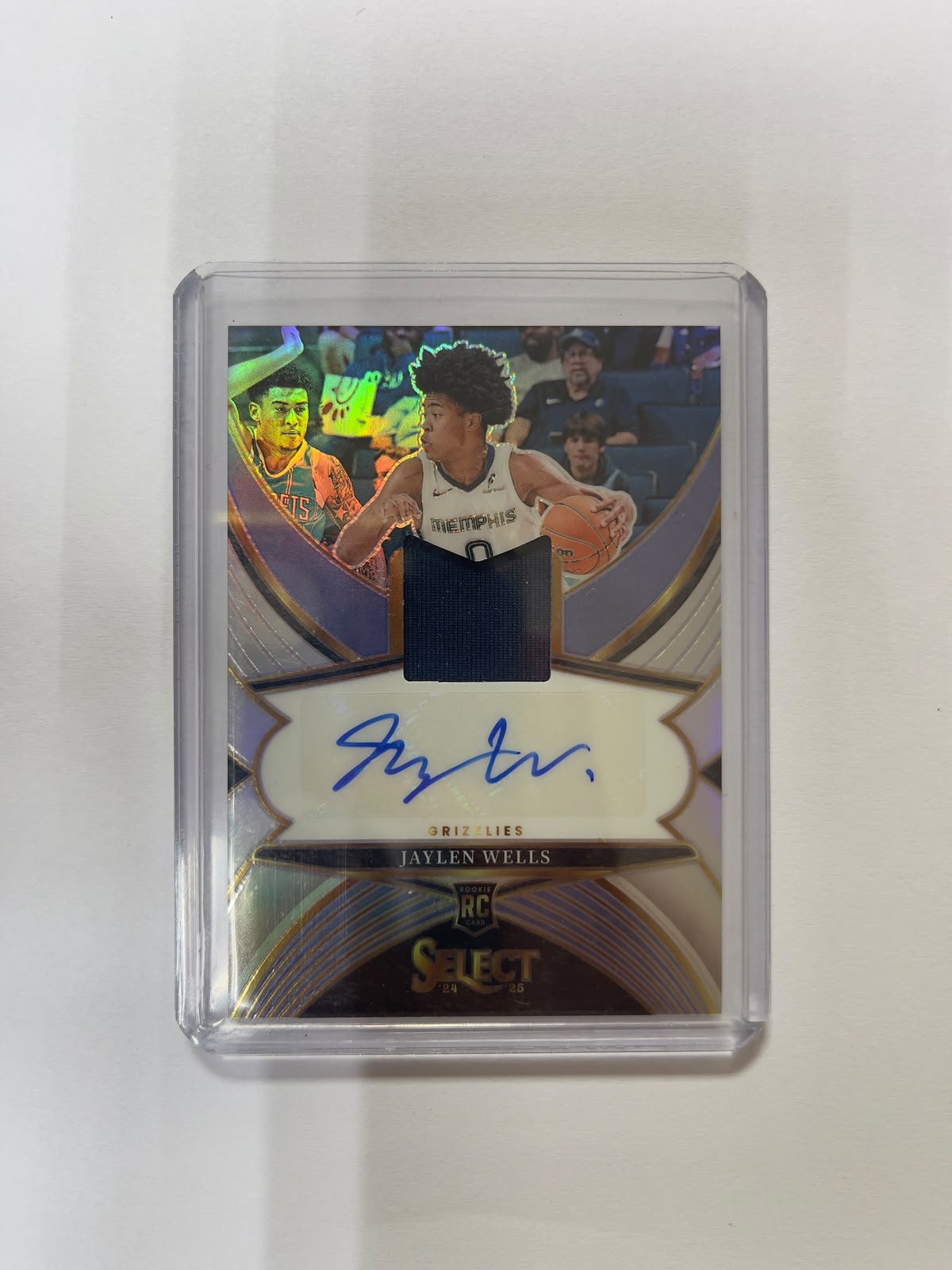 Jaylen Wells RC Auto Patch /199 - 2024-25 Panini Select