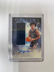 Jaylen Wells RC Auto Patch - 2024-25 Panini Origins