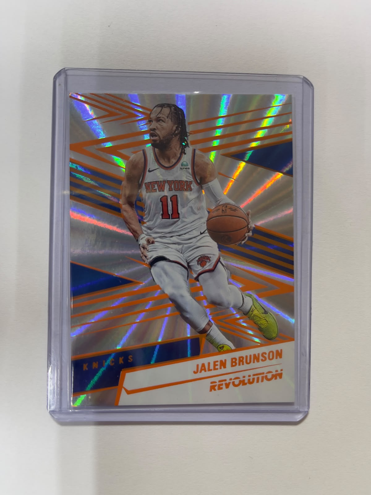 Jalen Brunson /75 - 2024-2025 Panini Revolution Sunburst