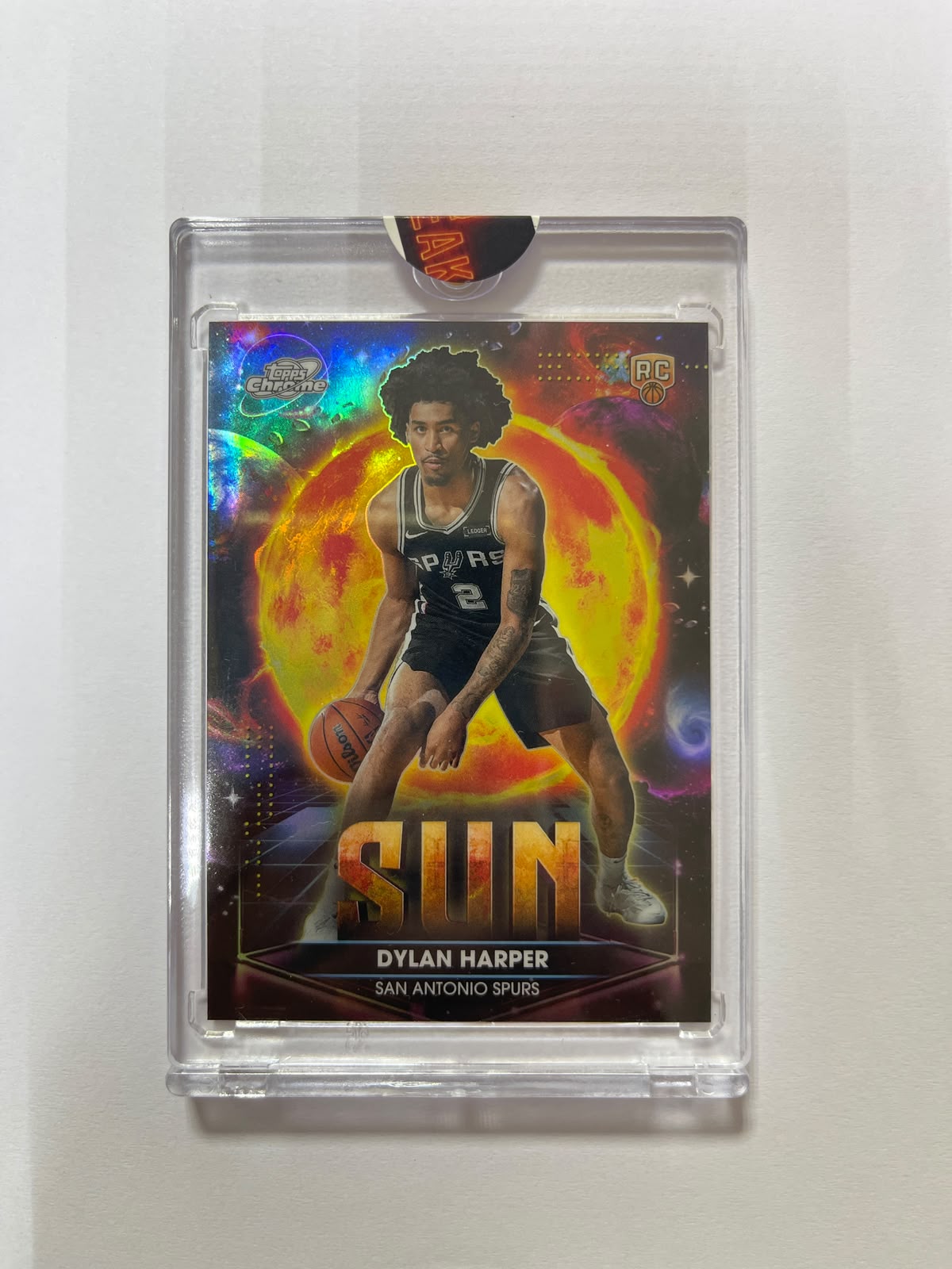 Dylan Harper RC - 2025-26 Topps Cosmic Chrome Planetary Pursuit Sun SSP
