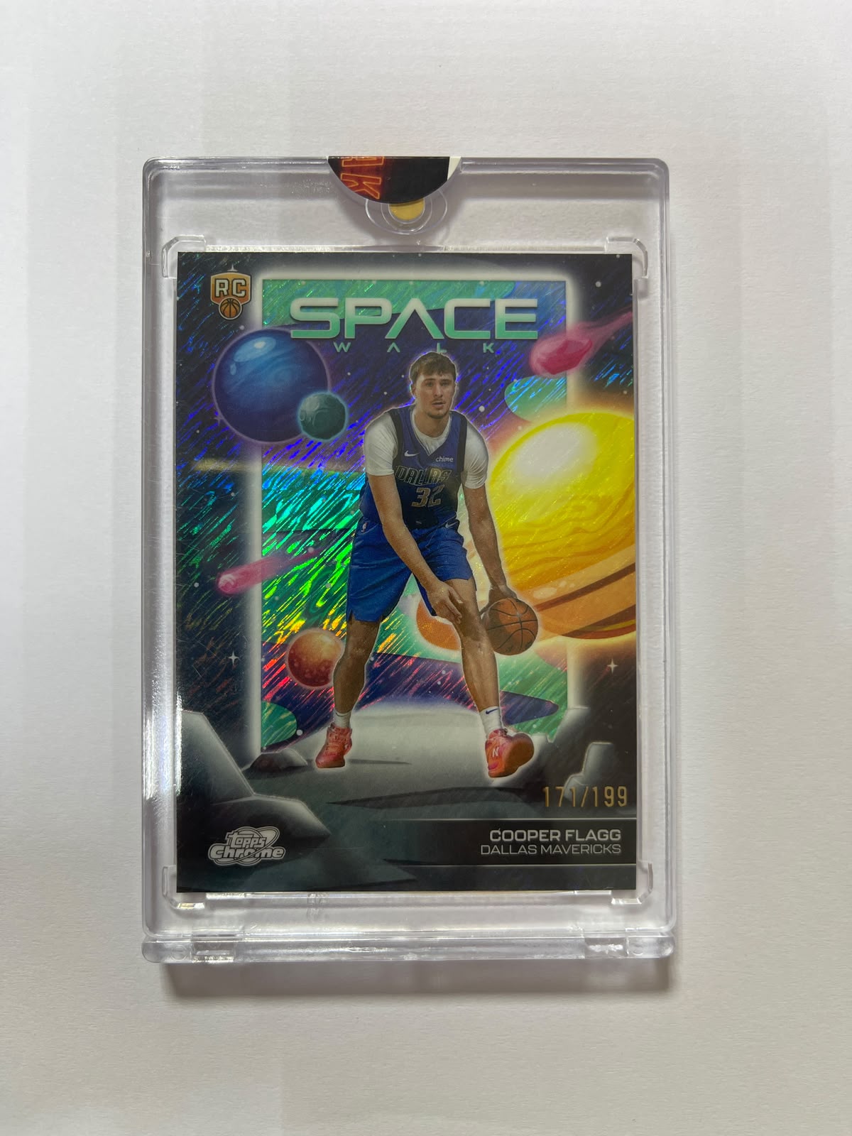 Cooper Flagg RC /199 - 2025-26 Topps Cosmic Chrome Aqua Equinox Space Walk