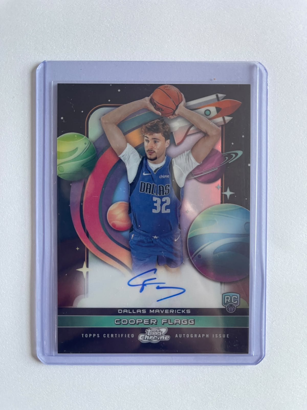 Cooper Flagg Auto RC - 2025-26 Topps Cosmic Chrome First Flight Signatures