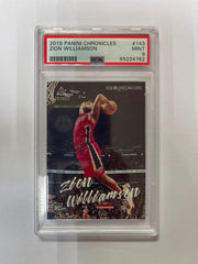 Zion Williamson RC - 2019-2020 Panini Chronicles Luminance PSA 9