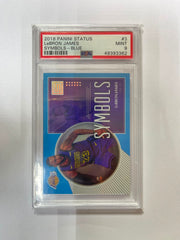LeBron James - 2018-2019 Panini Status Symbols Blue PSA 9