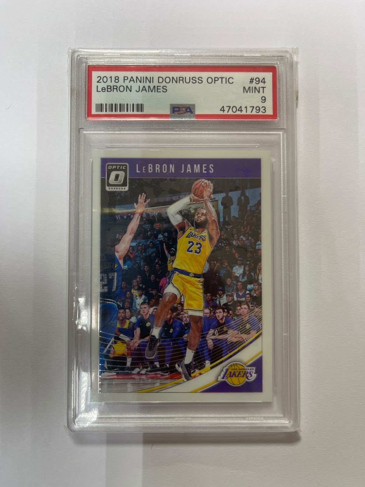 LeBron James - 2018-2019 Panini Donruss Optic PSA 9