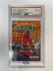 Noa Essengue RC /25 - 2025-2026 Topps Chrome Basketball PSA 9