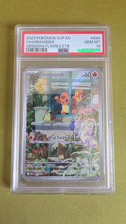 2023 POKEMON SVP EN CHARMANDER OBSIDIAN FLAMES ETB - PSA GEM MT 10 #044