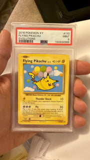 2016 POKEMON X Y FLYING PIKACHU #110 MINT - PSA 9