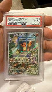 2023 POKEMON CHARMANDER SVP  #044 NM-MT - PSA 8