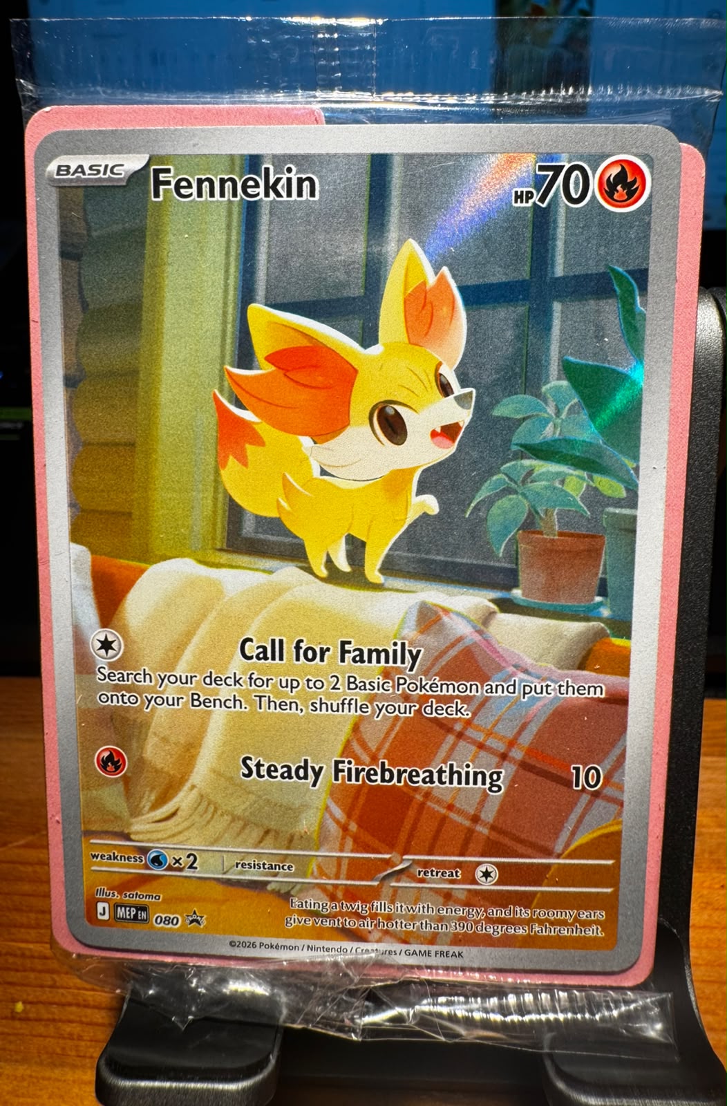 Fennekin Mega Evolution Promos Promo 080 (Sealed)
