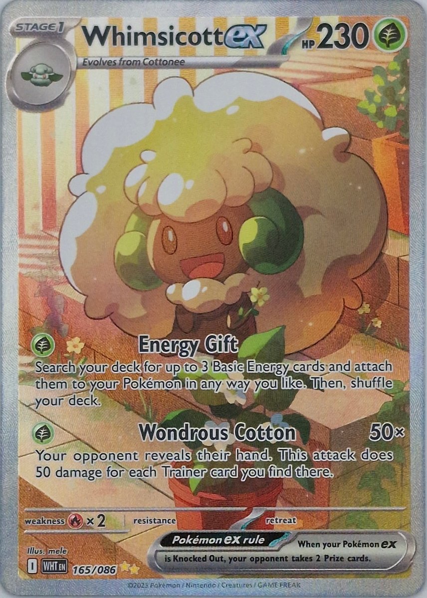 Whimsicott ex - 165/086 - SV: White Flare (WHT) by Poké Dubai on MYNTED