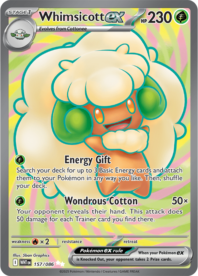 Whimsicott ex by Shaibz TCG on MYNTED