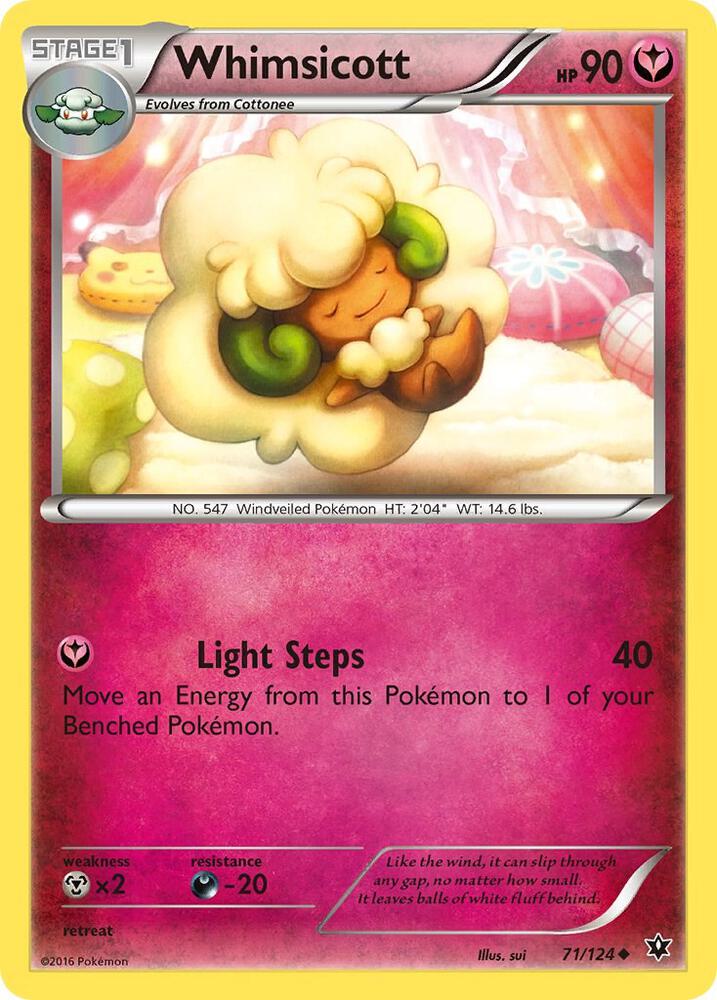 Whimsicott - XY - Fates Collide (FCO) by The Greatest on MYNTED