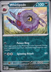 Whirlipede [Reverse Holo] 116 Pokemon Twilight Masquerade by Moe‘s Vault on MYNTED