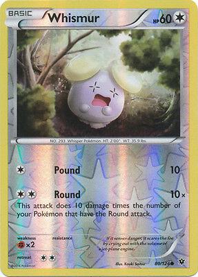 Whismur [Reverse Holo] 80 Pokemon Fates Collide by Shaibz TCG on MYNTED