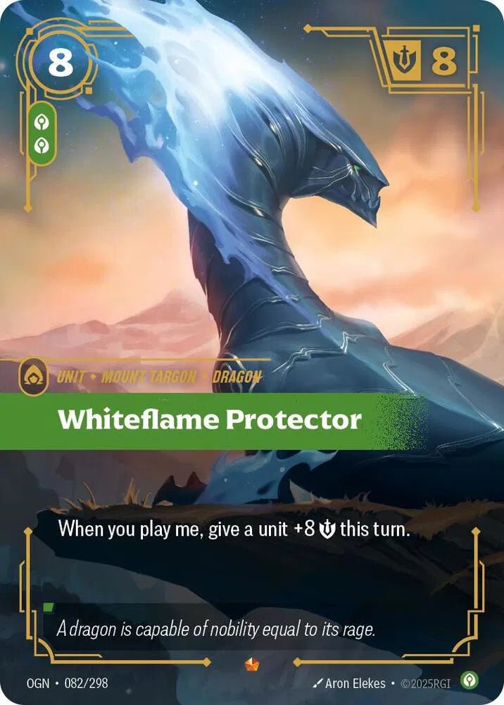 Whiteflame Protector 082/298 (Origins) by Mohd TCG on MYNTED