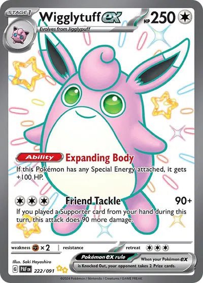 Wigglytuff ex - SV: Paldean Fates (PAF) by P0kellector on MYNTED