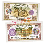 Wild West Series - Trapper 100 Dollars UNCB banknote by UNCB on MYNTED