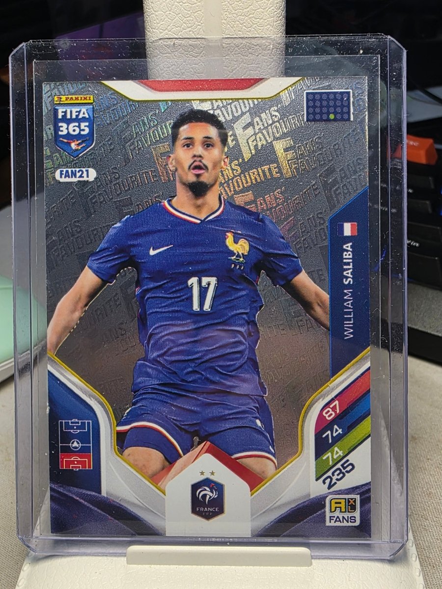 William saliba Fan Favourite France FAN21 - Panini Fifa 365 Adrenalyn XL 2026. by shad0wknightTCG on MYNTED