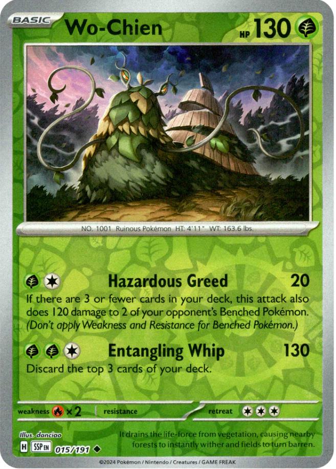Wo - Chien [Reverse Holo] 15 Pokemon Surging Sparks by Moe‘s Vault on MYNTED