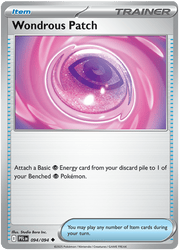 Wondrous Patch 094/094 Uncommon | Mega Evolution – Phantasmal Flames by Worth the XP on MYNTED