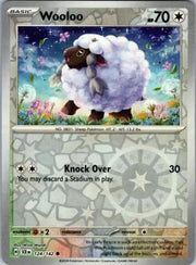 Wooloo [Reverse Holo] 124 Pokemon Stellar Crown by Moe‘s Vault on MYNTED