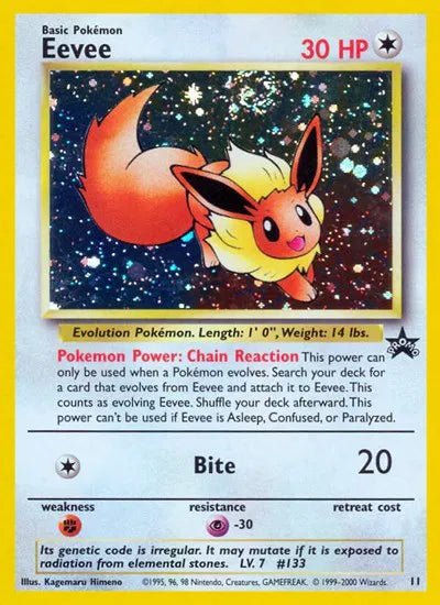 WoTC Promo Eevee 11 LP by PlayVault on MYNTED