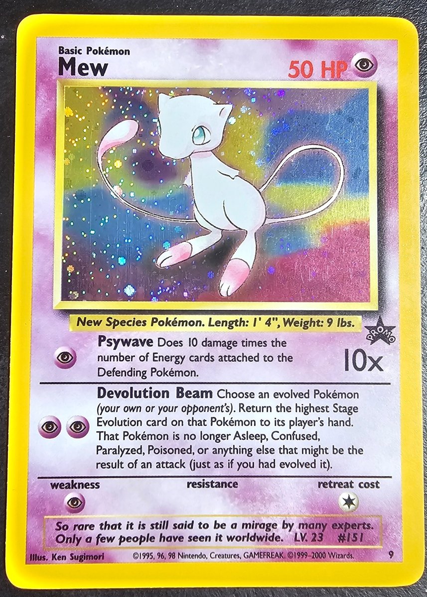 WoTC Promo Mew 9 LP by PlayVault on MYNTED