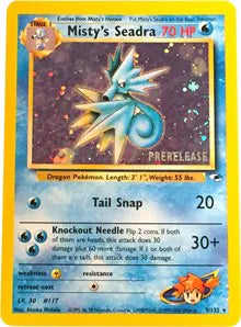 Misty's Seadra (Prerelease) - WoTC Promo - Promo 09/132 - English