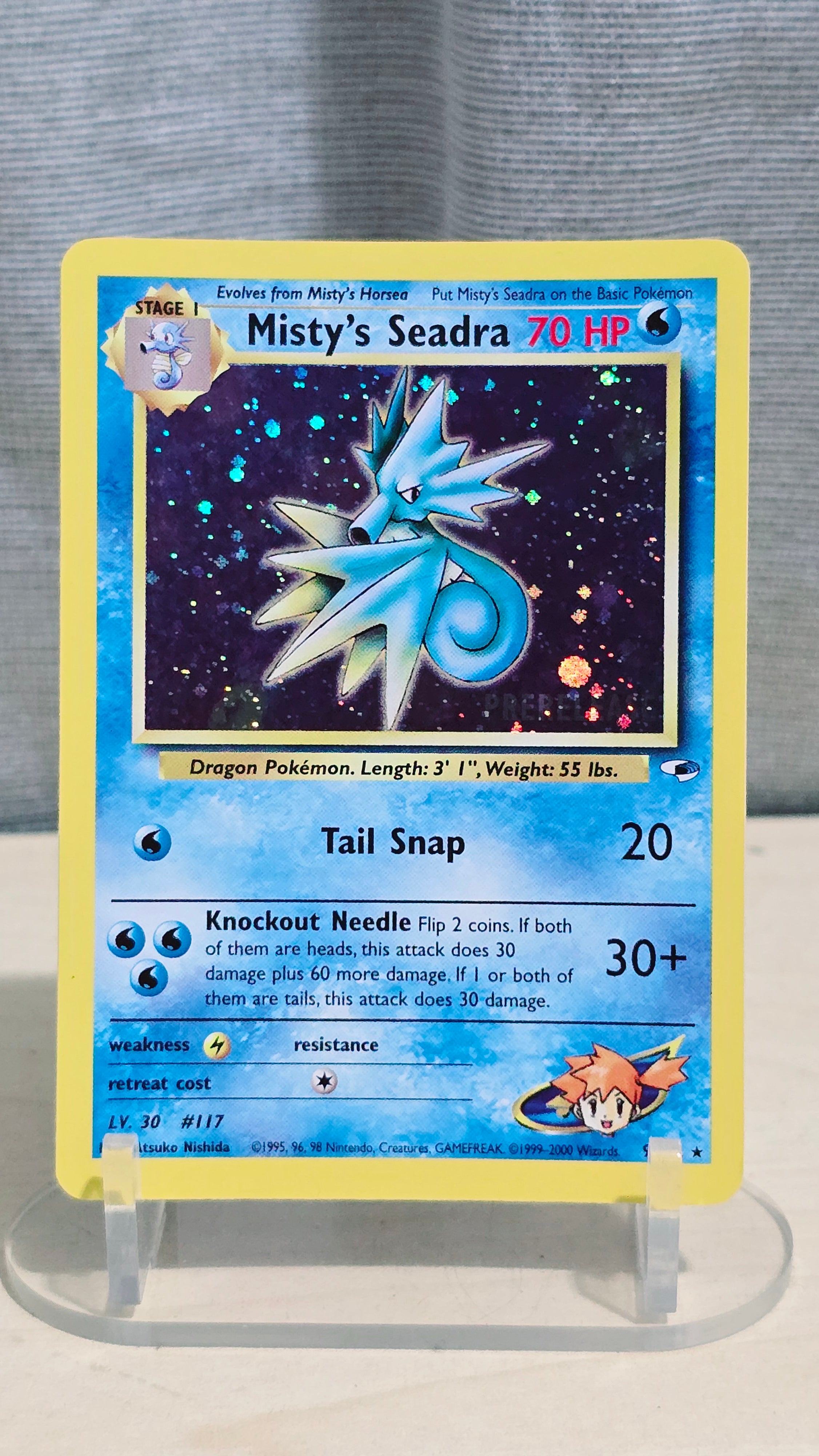 Misty's Seadra (Prerelease) - WoTC Promo - Promo 09/132 - English