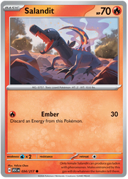 Salandit #034/217 Common | Mega Evolution – Ascended Heroes