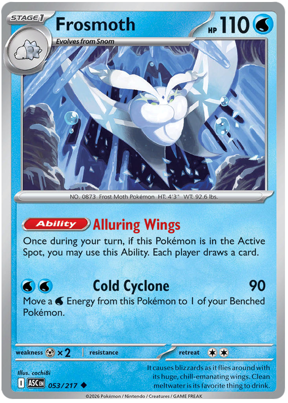 Frosmoth #053/217 Uncommon | Mega Evolution – Ascended Heroes