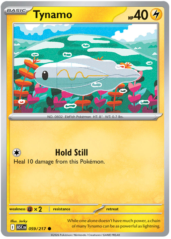 Tynamo (Quick Ball) #059/217 Reverse Holo | Mega Evolution – Ascended Heroes