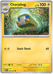 Charjabug (Quick Ball) #065/217 Reverse Holo | Mega Evolution – Ascended Heroes
