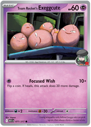 Team Rocket's Exeggcute #077/217 Common | Mega Evolution – Ascended Heroes