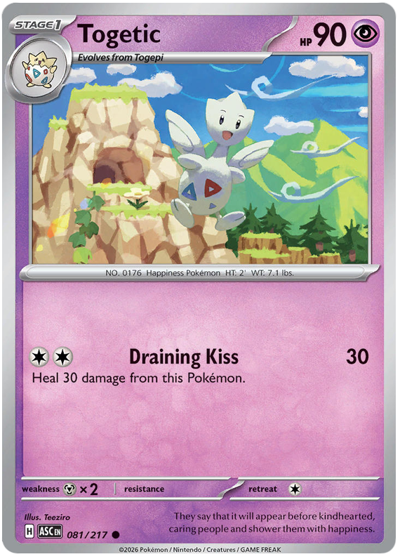Togetic #081/217 Common | Mega Evolution – Ascended Heroes