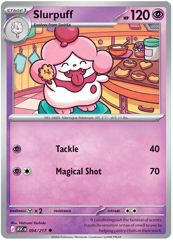 Slurpuff #094/217 Uncommon | Mega Evolution – Ascended Heroes