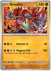 Groudon (Dusk Ball) #108/217 Reverse Holo | Mega Evolution – Ascended Heroes
