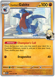 Cynthia's Gabite #110/217 Uncommon | Mega Evolution – Ascended Heroes