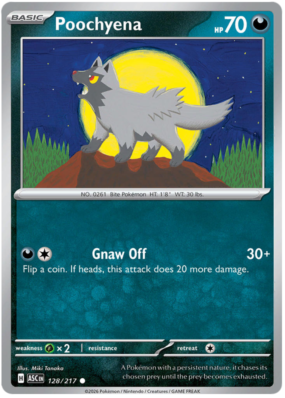 Poochyena #128/217 Common | Mega Evolution – Ascended Heroes
