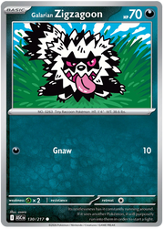 Galarian Zigzagoon #130/217 Common | Mega Evolution – Ascended Heroes