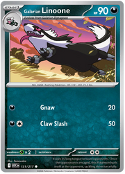 Galarian Linoone #131/217 Common | Mega Evolution – Ascended Heroes