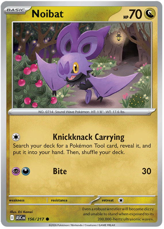 Noibat #156/217 Common | Mega Evolution – Ascended Heroes