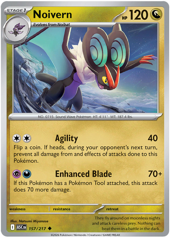 Noivern #157/217 Uncommon | Mega Evolution – Ascended Heroes