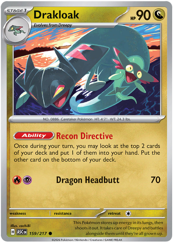 Drakloak (Quick Ball) #159/217 Reverse Holo | Mega Evolution – Ascended Heroes