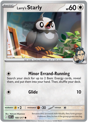 Larry's Starly #168/217 Common | Mega Evolution – Ascended Heroes