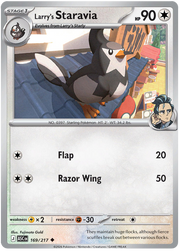 Larry's Staravia #169/217 Uncommon | Mega Evolution – Ascended Heroes