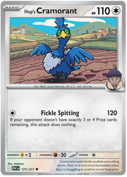 Hop's Cramorant #177/217 Uncommon | Mega Evolution – Ascended Heroes