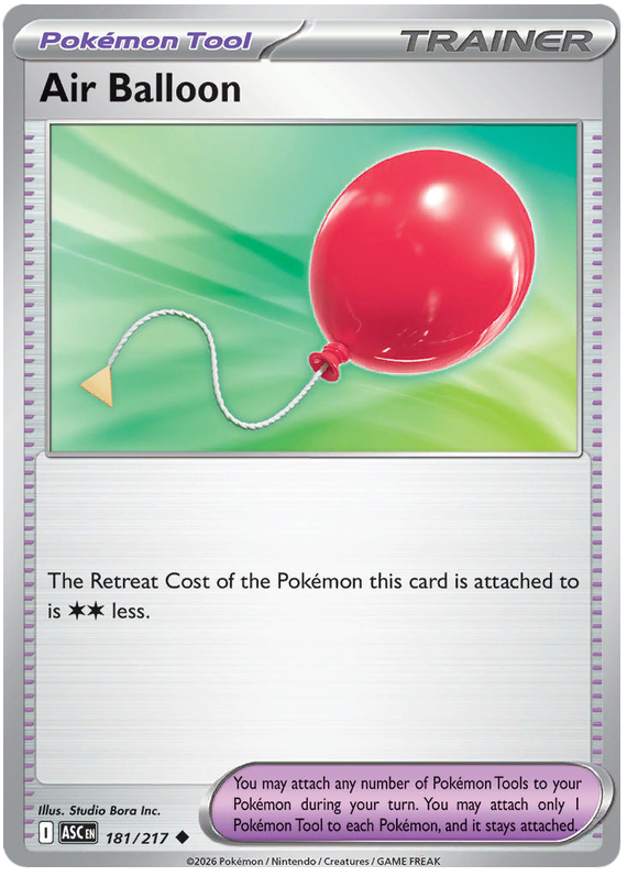 Air Balloon #181/217 Uncommon | Mega Evolution – Ascended Heroes